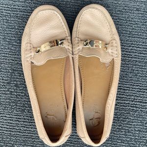 Coach nude loafer, size 6.
